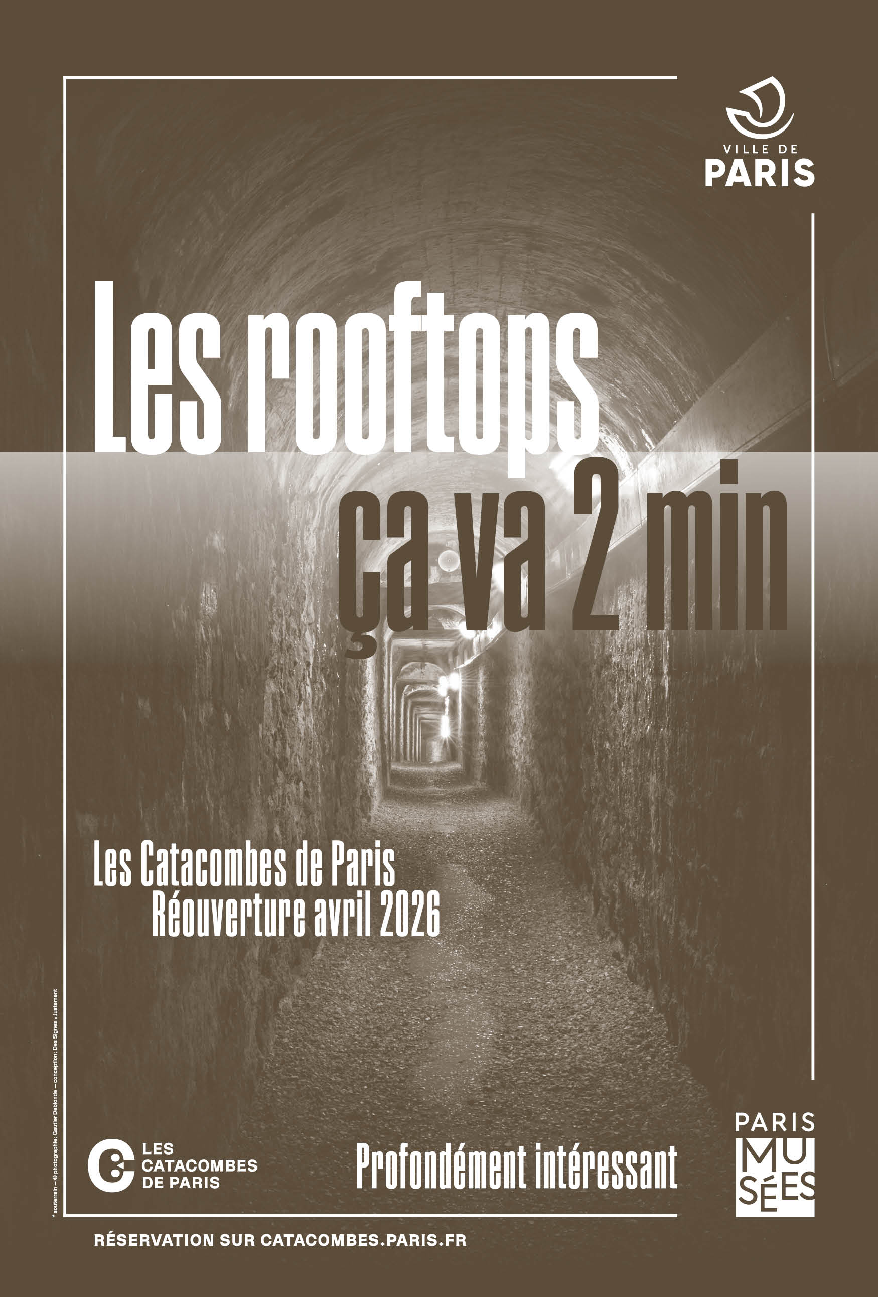 Campagne Affichage & Digital - Les Catacombes de Paris