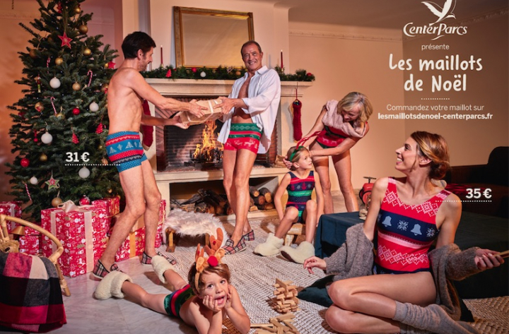 Campagne affichage, presse et digitale – Les maillots de Noël