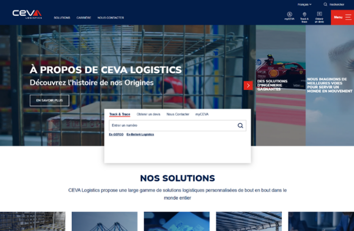 Agence digitale CEVA Logistics