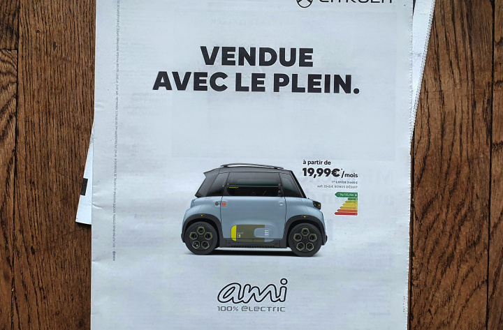 Campagne d&rsquo;Affichage-CITROËN, SANS DOUTE VOTRE MEILLEUR AMI DURANT LA PÉNURIE.