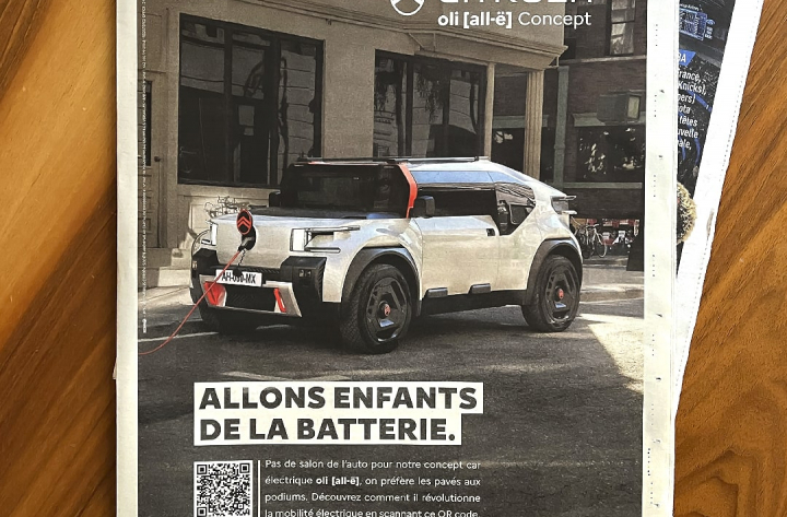 Campagne d&rsquo;affichage & social média Citroën fait sa révolution