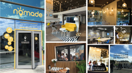 Logotype et habillage de NOMADE – L’espace de coworking par La Poste
