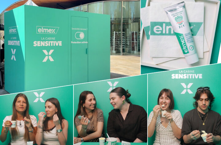 La Cabine Sensitive elmex® : quand la sensibilité dentaire offre des moments de complicité.