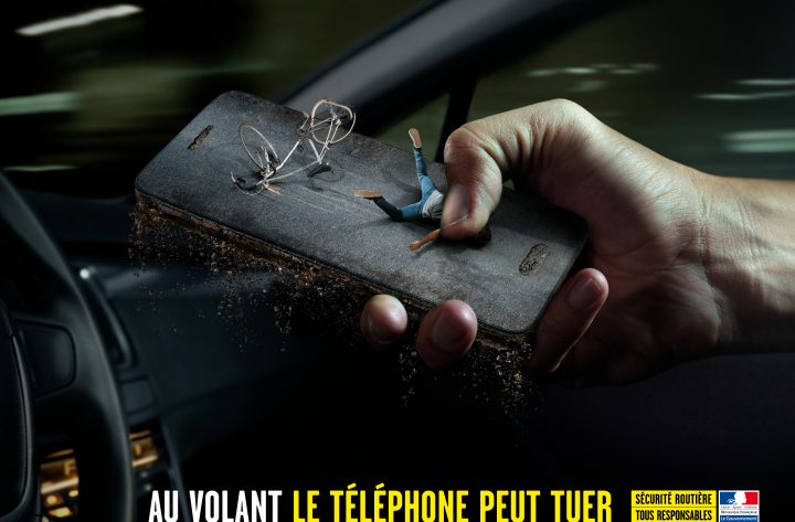 Au volant, le téléphone peut tuer.