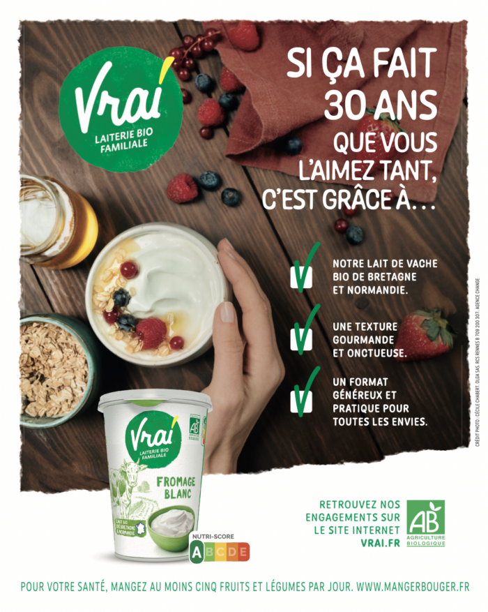 Vrai lance avec Change une campagne qui coche toutes les cases