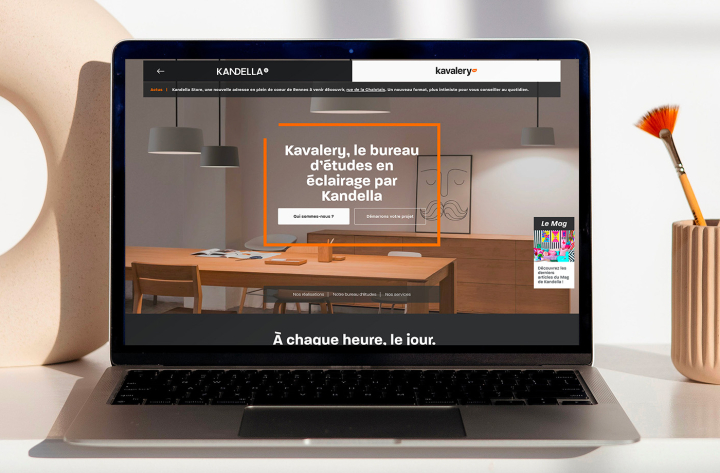 UN NOUVEAU SITE POUR KANDELLA CONÇU PAR PLAN.NET FRANCE