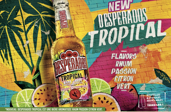 DESPERADOS LANCE SA NOUVELLE BIÈRE ARÔMATISÉE AU RHUM AVEC SERVICEPLAN !