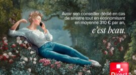 Direct Assurance expose la beauté de ses services à travers des tableaux peints à la main