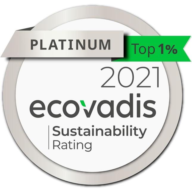 Le Groupe Publicis est certifié Ecovadis 2021 – Platinum recognition Level : 83/100