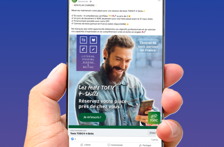 Campagne de promotion TOEIC 4-SKILLS