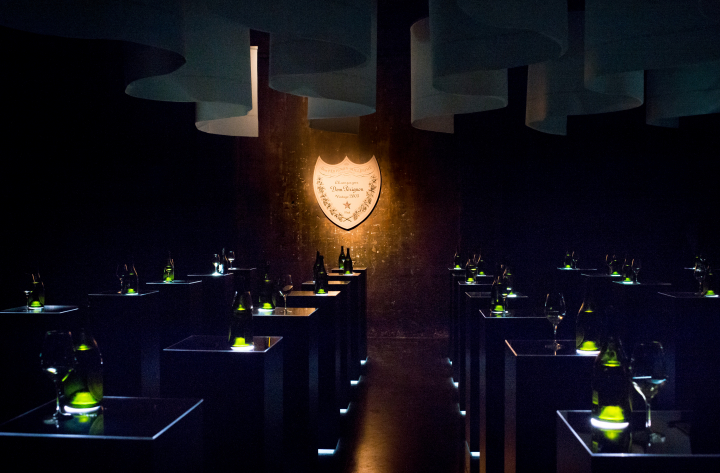 Dom-Perignon – Organisation scénographique évènementielle