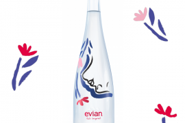 General POP et BETC présentent l’Edition Limitée 2018 des bouteilles evian® et Badoit, dessinée par Inès Longevial.