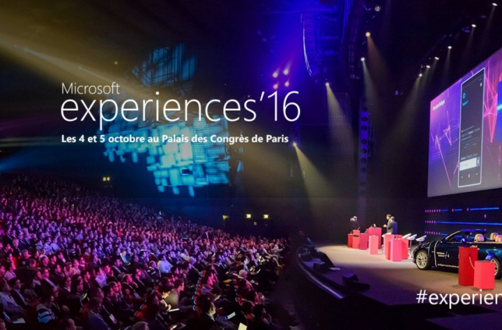 Evénement Microsoft experiences`16