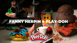 Play-Doh défie la cheffe du Camondo, Fanny Herpin sur Deliveroo – activation