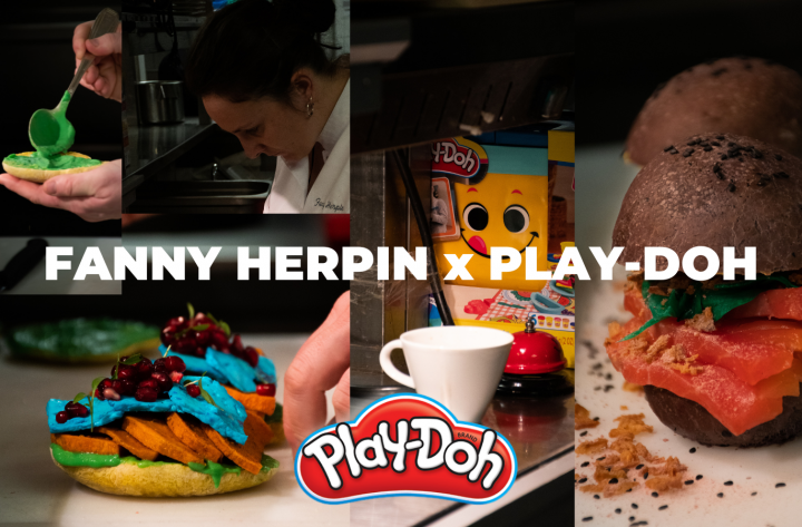 Play-Doh défie la cheffe du Camondo, Fanny Herpin sur Deliveroo – activation