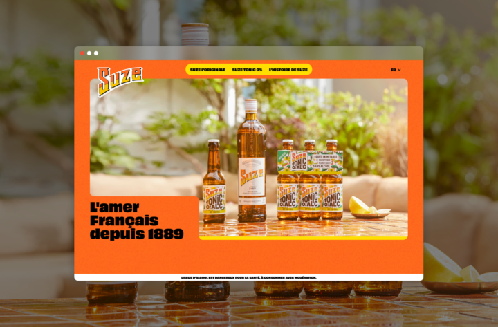 Site internet vitrine – Suze se réinvente