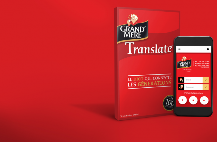 GRAND’MÈRE TRANSLATE – Campagne digitale