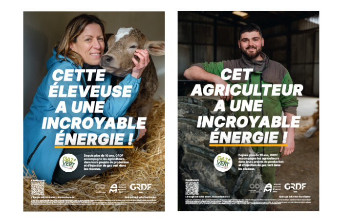 GRDF révèle son nouveau territoire créatif « Avec le gaz vert, la France a une incroyable énergie ! »
