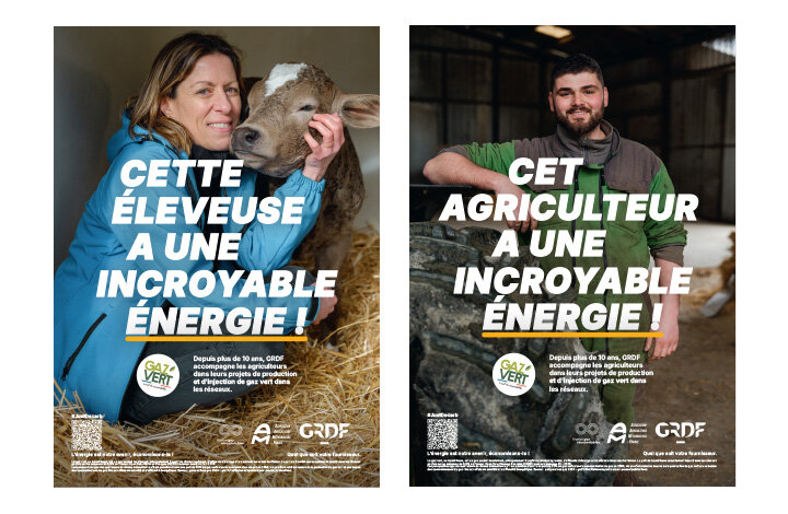 GRDF révèle son nouveau territoire créatif « Avec le gaz vert, la France a une incroyable énergie ! »