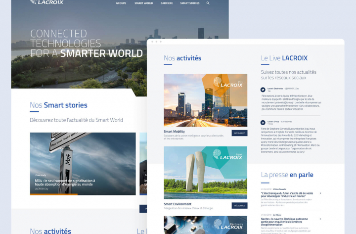 La refonte des sites LACROIX GROUP
