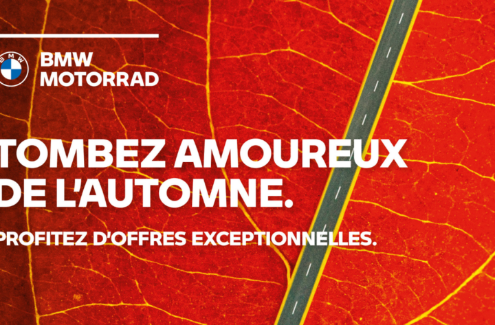 Presse & Digital – La nouvelle campagne d&rsquo;automne de BMW Motorrad France met l&rsquo;accent sur la route, pas sur les motos !