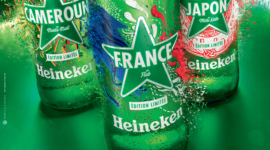 20 BOUTEILLES, 20 ARTISTES, 20 DESIGNS HEINEKEN DEPLOIE SA CAMPAGNE EDITION LIMITEE AVEC PUBLICIS CONSEIL !