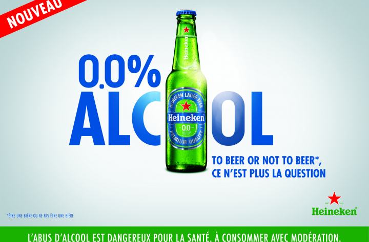 Lancement nouvelle bière 0.0% alcool Heineken 0.0 #QuandOnVeut