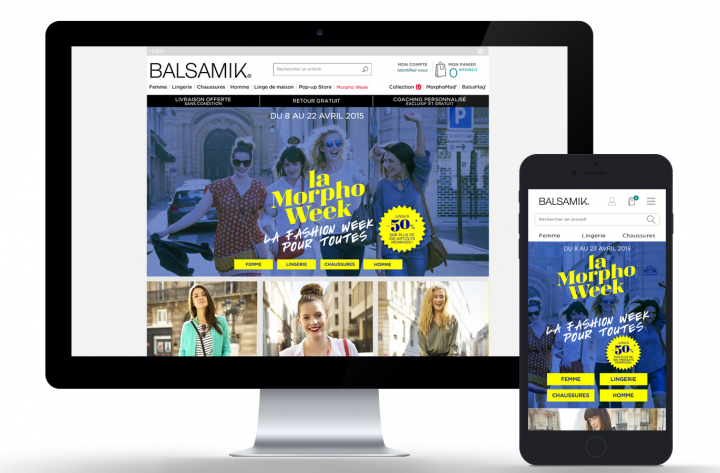 Le site e-commerce Morpho Mode