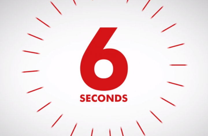 6 seconds only