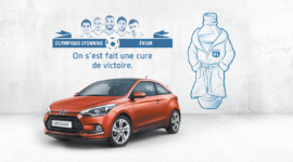 Campagne Presse – Partenariat sportif avec l&rsquo;OL