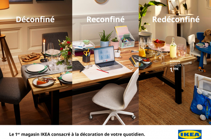 Campagne affichage – Ikéa Décoration à Paris Rivoli