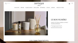 Site ecommerce – Diptyque embrase son nouveau site monde