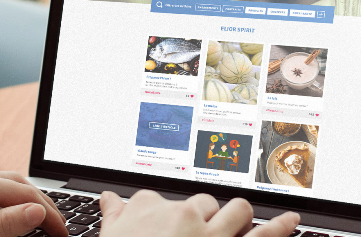 Elior & Vous, nouvelle plateforme digitale de brand content / Digital
