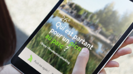 Campagne de brand activation pour l’ensemble tertiaire ENJOY / Print / Digital / Film
