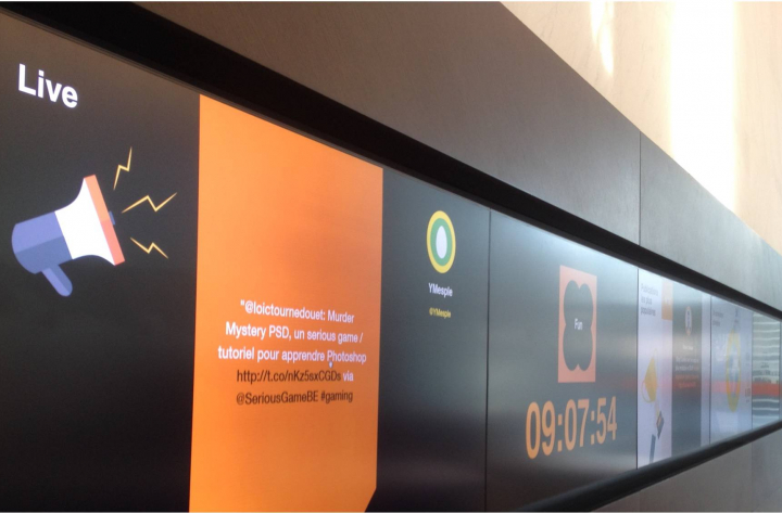 Dispositif Social Wall