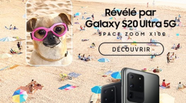 Campagne TV et digitale Galaxy S20