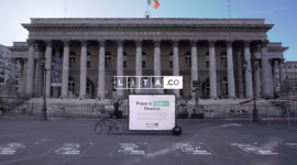 Activation place de la Bourse et  campagne digitale shop or invest