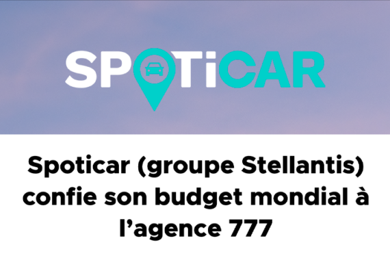 Spoticar (groupe Stellantis) confie son budget mondial à l’agence 777