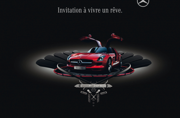 MERCEDES SLS AMG & IPAD