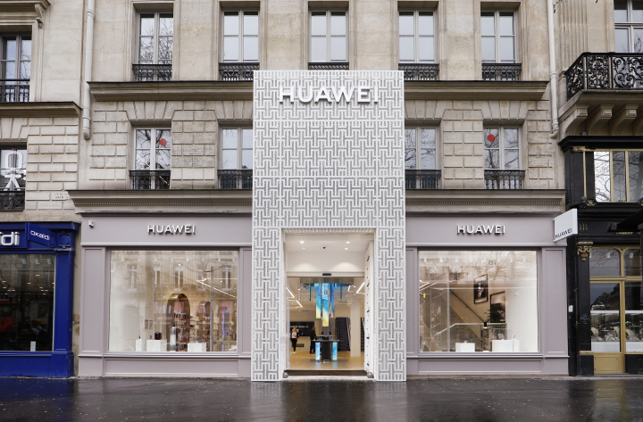 Design 1er flagship Huawei en France
