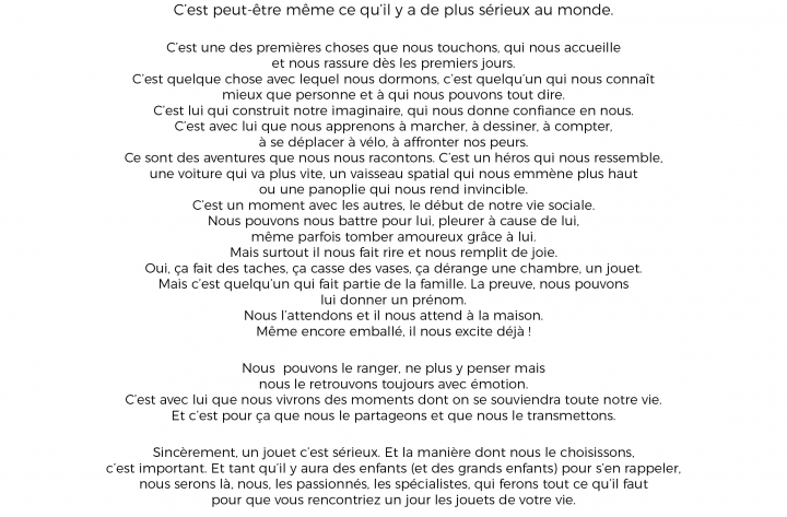 Jouéclub parle avec le coeur