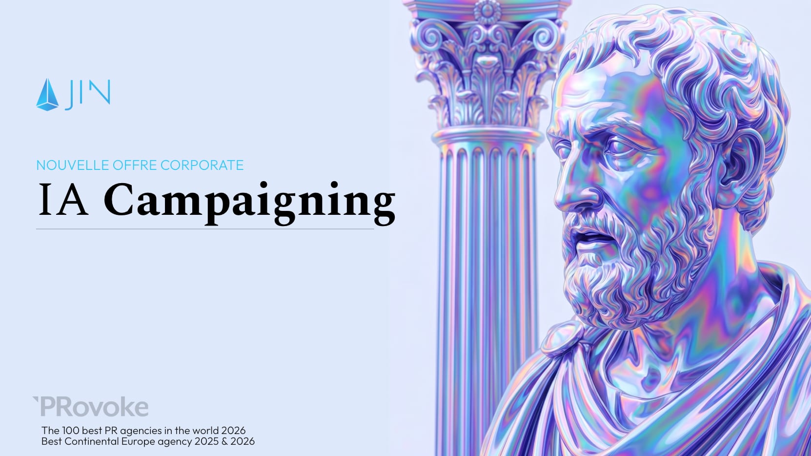 JIN lance sa nouvelle offre corporate “AI Campaigning” JIN lance sa nouvelle offre corporate “AI Campaigning”