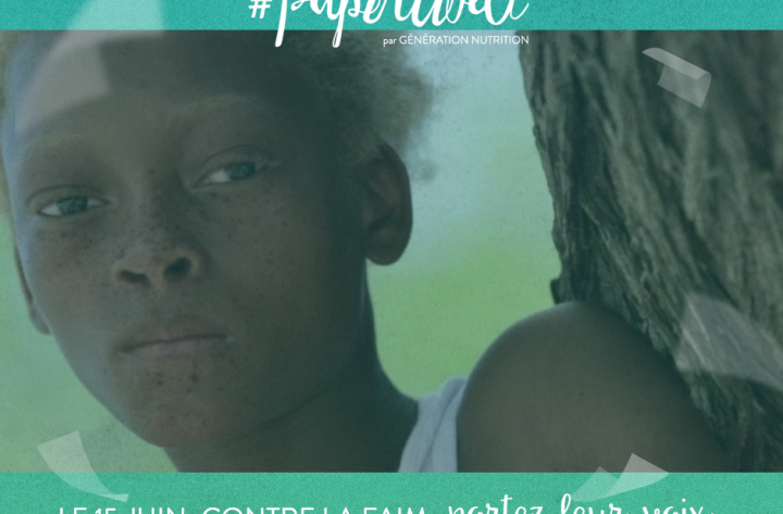 Papertweet : campagne de mobilisation Action Contre la Faim sur Twitter