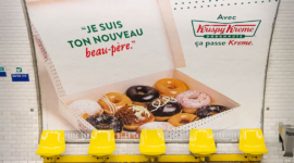 Campagne OOH-DOOH & Social média- Avec Krispy Kreme, ça passe Kreme