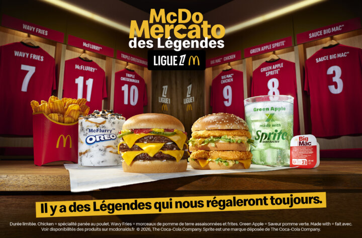 BBDO Paris (Ex DDB Paris) et McDonald&rsquo;s créent la surprise en faisant (presque) revenir des légendes de la Ligue 1 McDonald&rsquo;s.