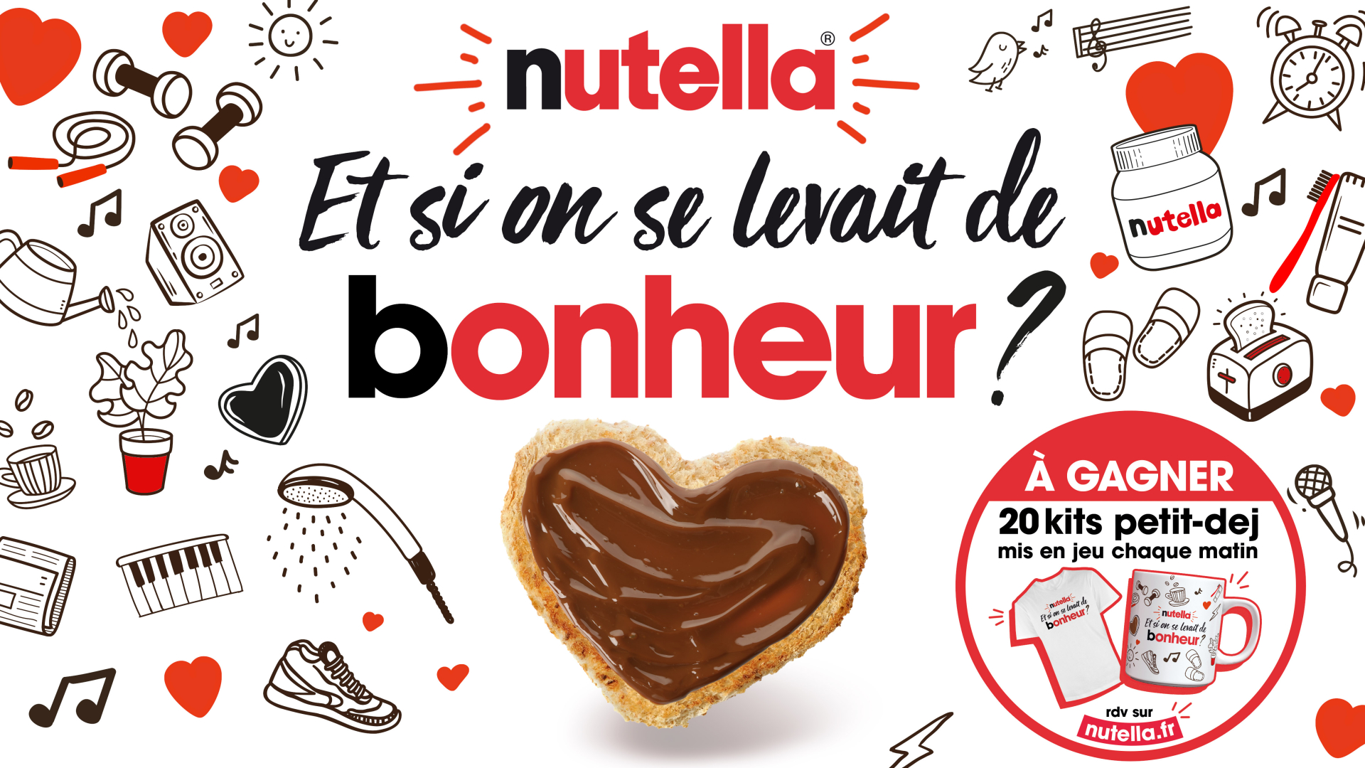 ACTIVATION - NUTELLA BONHEUR - NUTELLA - be brandon - agence Publicité