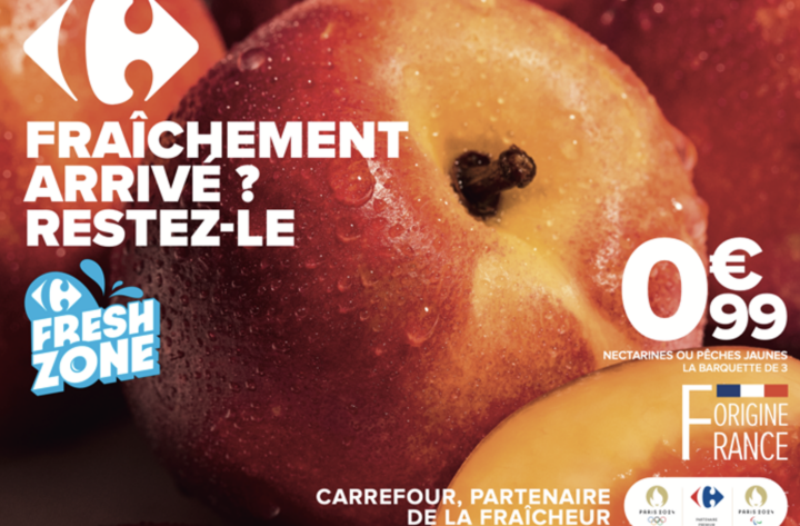 Carrefour rafraîchit les supporters de Paris 2024 avec ses Freshzones !
