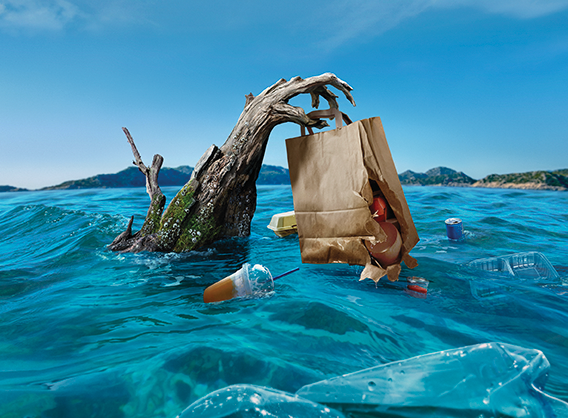 Campagne de sensibilisation pour Surfrider Foundation Europe