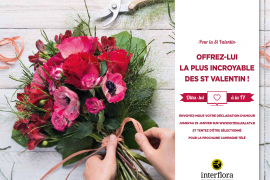 Pour la Saint-Valentin, Interflora invite les internautes dans sa nouvelle publicité !