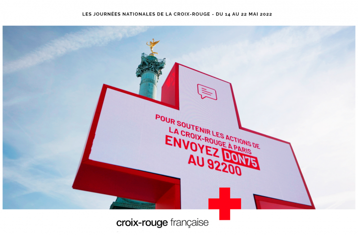 La Croix-Rouge française #OnSeRejointEnBas événement, social media, influence